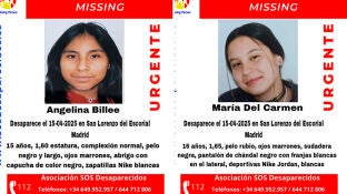 Angelilna Billee y Mar&iacute;a Del Carmen en una imagen de SOS Desaparecidos
