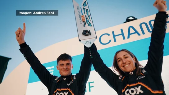Andrea Font en la Fórmula E1 Series Andrea Font en la Fórmula E1 Series