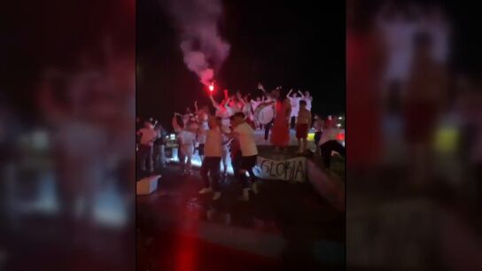 La fiesta del Chiclana en la fuente