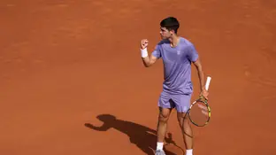 Carlos Alcaraz en el torneo Conde de Godó Carlos Alcaraz en el torneo Conde de Godó
