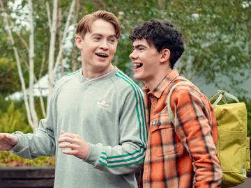 Kit Connor y Joe Locke como Nick y Charlie en Heartstopper Kit Connor y Joe Locke como Nick y Charlie en Heartstopper