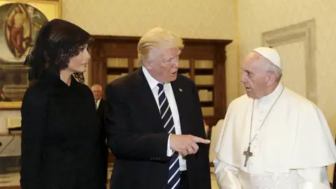 Donald y Melania Trump. Donald y Melania Trump.