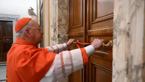 Sellan la habitación del papa Francisco Sellan la habitación del papa Francisco