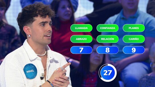 &iquest;La suerte del principiante? Mikel Herzog Jr., a punto de dar la sorpresa en Pasapalabra