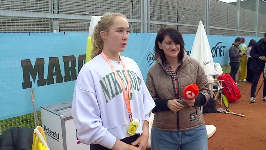 Mirra Andreeva, con Vanessa Blasco Mirra Andreeva, con Vanessa Blasco