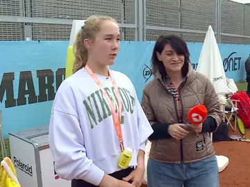 Mirra Andreeva, con Vanessa Blasco Mirra Andreeva, con Vanessa Blasco