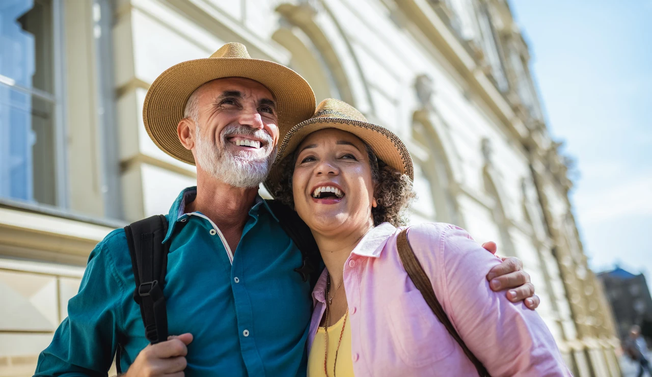 Pareja de viaje