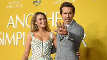 Blake Lively y Ryan Reynolds durante el estreno de Otro pequeño favor Blake Lively y Ryan Reynolds durante el estreno de Otro pequeño favor