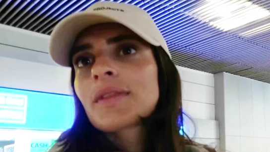 Susana Molina, en el aeropuerto de Madrid Susana Molina, en el aeropuerto de Madrid