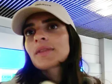 Susana Molina, en el aeropuerto de Madrid Susana Molina, en el aeropuerto de Madrid