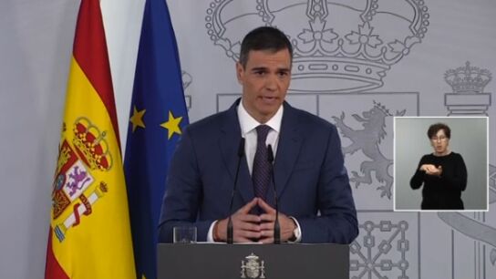 Comparecencia de Pedro S&aacute;nchez