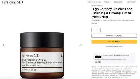 Face Finishing and Firming Tinted Moisturizer de Perricone MD Face Finishing and Firming Tinted Moisturizer de Perricone MD