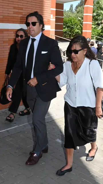 Francisco Rivera en el tanatorio de su tío abuelo, Alfonso Ordóñez Francisco Rivera en el tanatorio de su tío abuelo, Alfonso Ordóñez