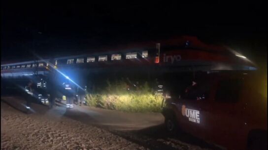 Tren detenido