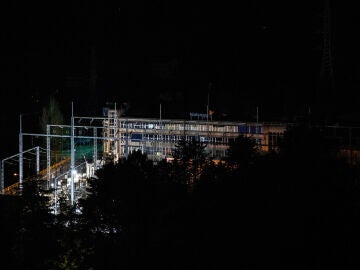 Vista de la central hidroeléctrica de Velle (Ourense)