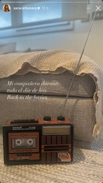 Historia de @saracarbonero Historia de @saracarbonero