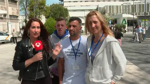 Familiares paciente operación apagón Familiares paciente operación apagón