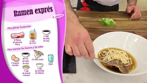 Ingredientes Ramen exprés Ingredientes Ramen exprés