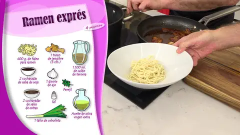 Ingredientes Ramen exprés Ingredientes Ramen exprés