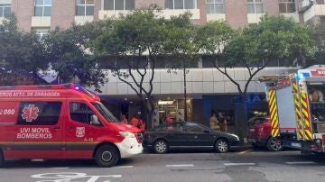Incendio en una vivienda en Zaragoza 