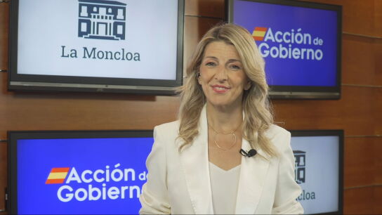 Yolanda D&iacute;az en Espejo P&uacute;blico.