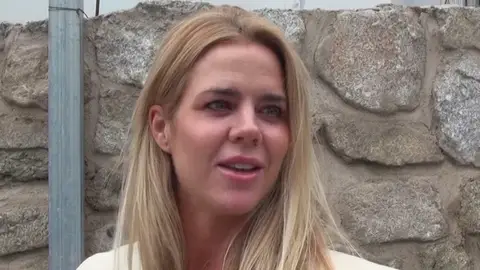 Amelia Bono haciendo declaraciones a Europa Press Amelia Bono haciendo declaraciones a Europa Press