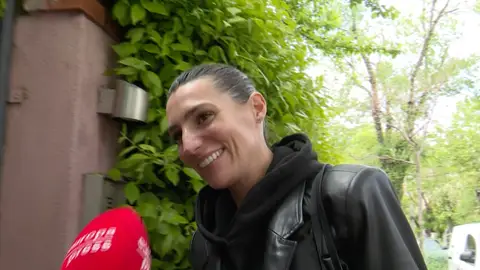 Eugenia Osborne volviendo de un evento Eugenia Osborne volviendo de un evento