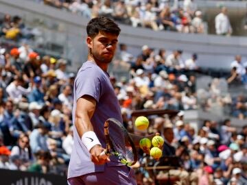 Carlos Alcaraz en el Masters 1000 de Roma