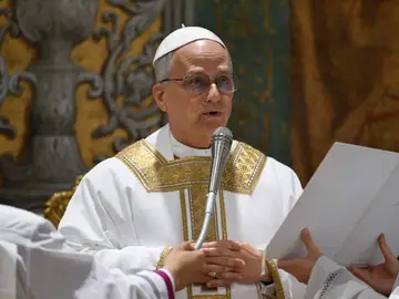 El papa León XIV oficia este viernes su primera misa El papa León XIV oficia este viernes su primera misa
