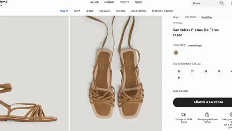 Sandalias de tiras Sandalias de tiras