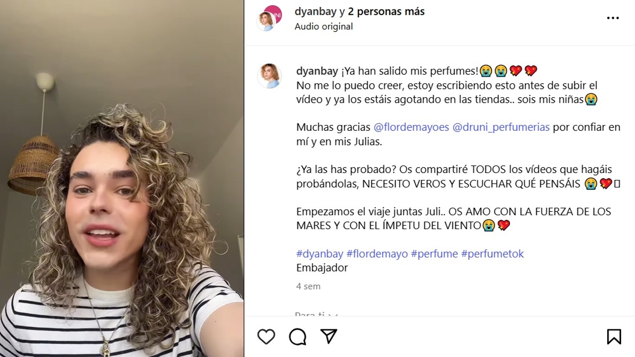 Adrián Carrera, influencer de perfumes