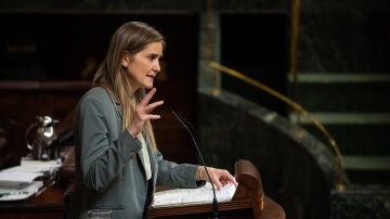 La ministra Sara Aagesen en el Congreso