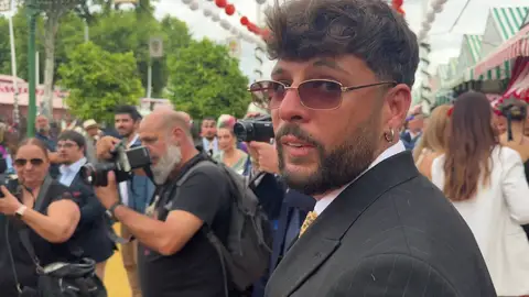 Álvaro García, en la Feria de Abril de Sevilla Álvaro García, en la Feria de Abril de Sevilla