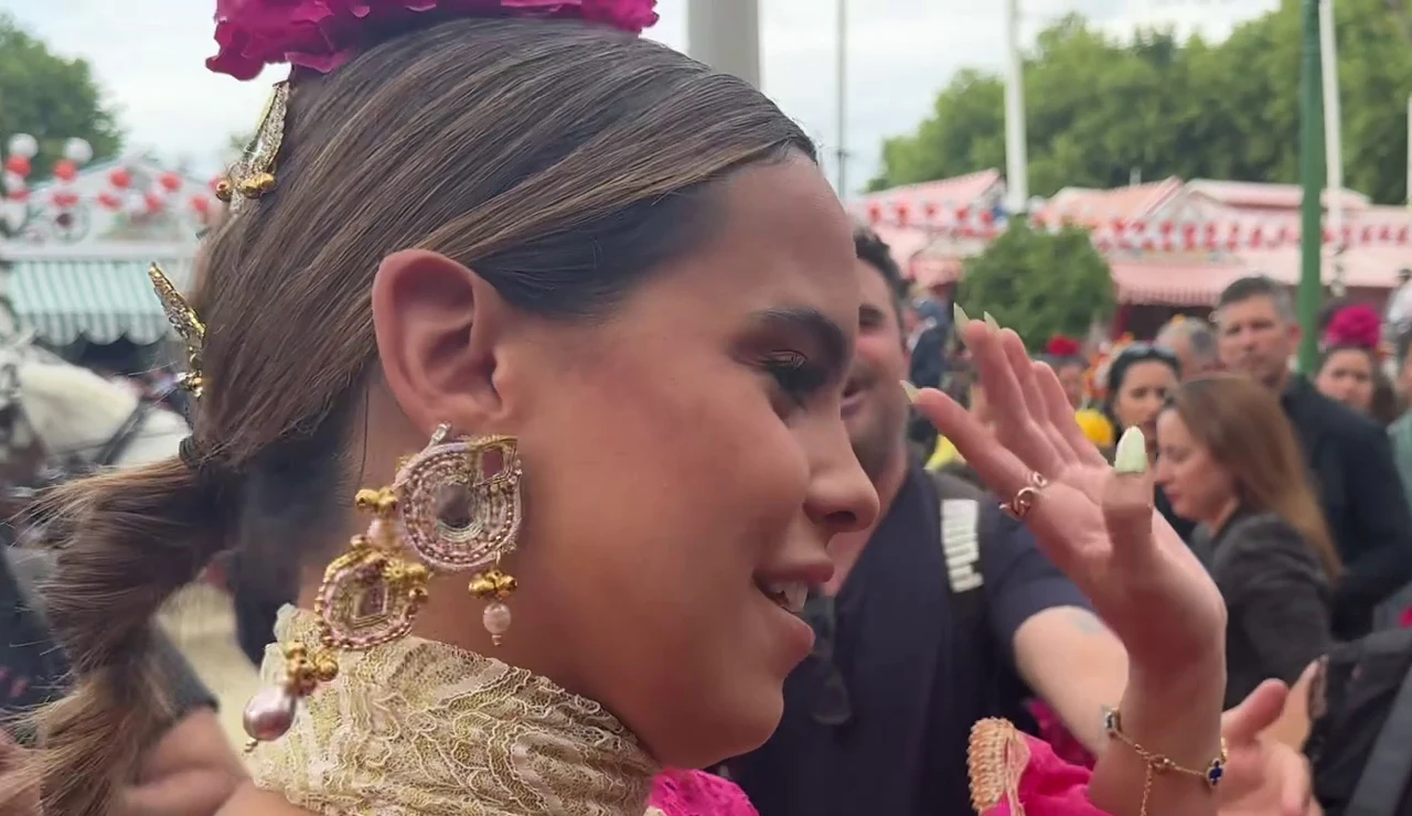 Gloria Camila, en la Feria de Abril de Sevilla