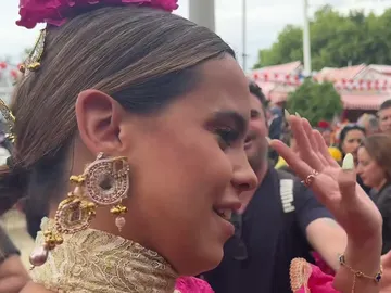 Gloria Camila, en la Feria de Abril de Sevilla Gloria Camila, en la Feria de Abril de Sevilla