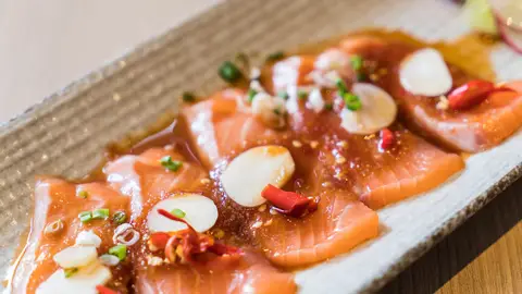 Láminas de salmón Láminas de salmón