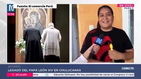 Ahijada del papa Le&oacute;n XIV