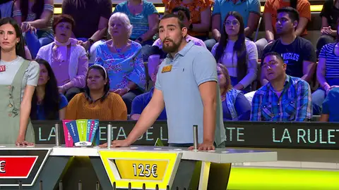 Marc se redime de un fallo garrafal y sale airoso y victorioso en La ruleta de la suerte Marc se redime de un fallo garrafal y sale airoso y victorioso en La ruleta de la suerte