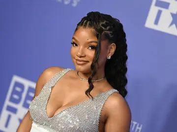 La actriz Halle Bailey La actriz Halle Bailey