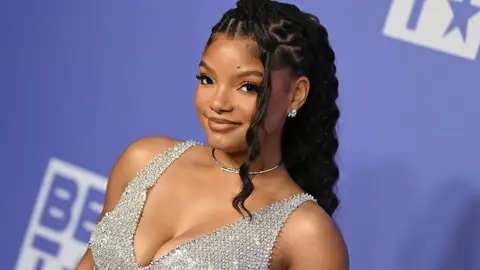 La actriz Halle Bailey La actriz Halle Bailey
