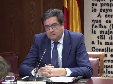 Óscar López en el Senado