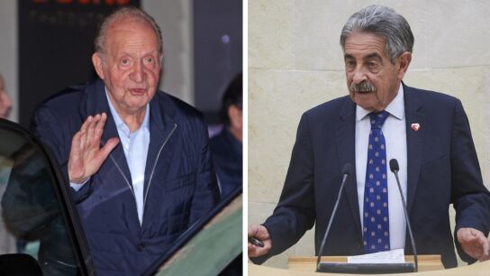 Rey Juan Carlos y Miguel &Aacute;ngel Revilla