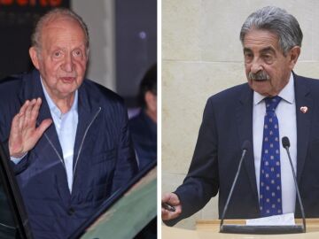 Rey Juan Carlos y Miguel Ángel Revilla