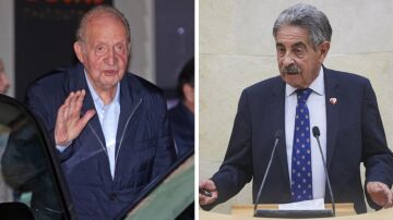 Rey Juan Carlos y Miguel Ángel Revilla