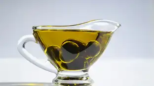 Imagen de archivo de unas aceitunas. Imagen de archivo de unas aceitunas.