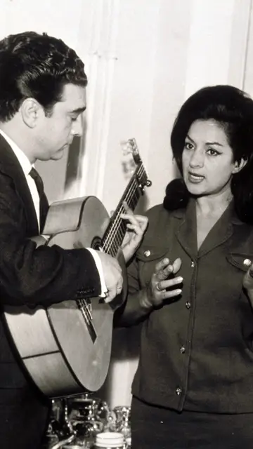 Lola Flores y su marido, Antonio González El Pescaílla Lola Flores y su marido, Antonio González El Pescaílla