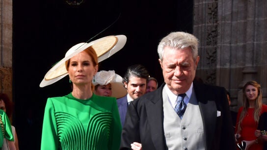 Francisco de Borb&oacute;n y Escasany y su hija, Olivia