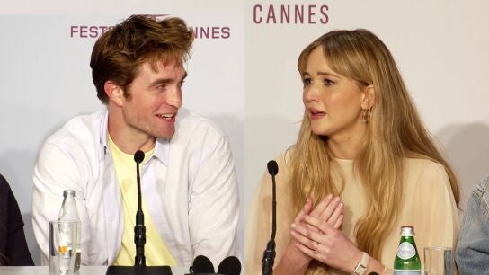 Robert Pattinson y Jennifer Lawrence en Cannes