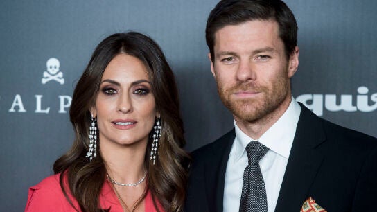 Xabi Alonso y su mujer Nagore Aranburu