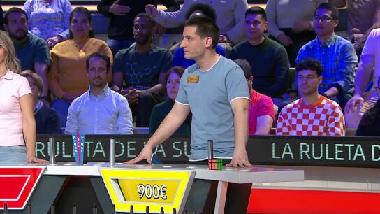 David se marca el primer panelazo del d&iacute;a y remonta hasta colocarse primero con 1.350 euros: &ldquo;Este hay que rematarlo bien&rdquo;
